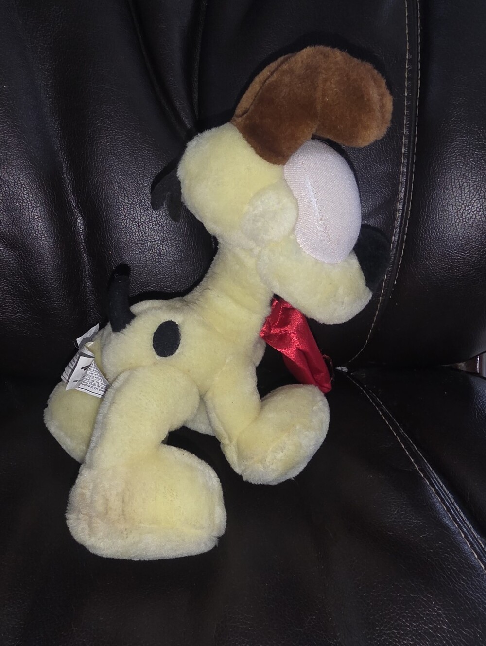 Vintage VTG Garfield Odie Dog Stuffed Animal Plush Toys Small Yellow Puppy